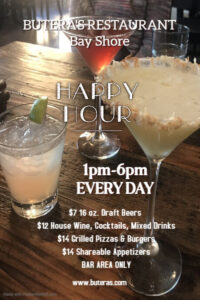 Butera's of Bay Shore Happy Hour Menu